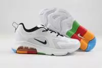 hommes nike air max 200 running sneakers white rainbow cool